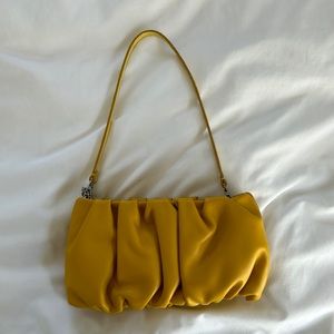 Yellow Staud Shoulder Bag